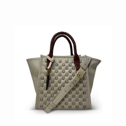 Loroa Mini Tote – Chalk Lazer Criss Cross Design
